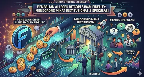 Sentimen Institusional: Fidelity Diduga Borong Bitcoin Senilai $184$ Juta, Pertegas Kedaulatan Akumulasi Kapital