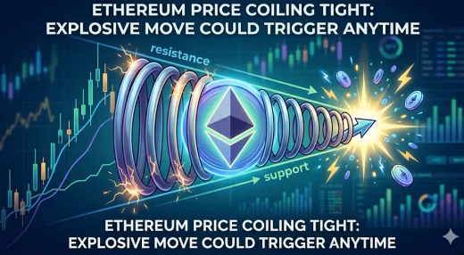 Kompresi Volatilitas: Harga Ethereum "Melilit Kencang", Pertegas Kedaulatan Ledakan Harga yang Iminen