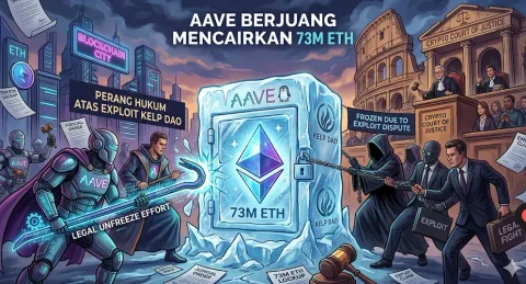 Perang Likuiditas: Aave Berjuang Cairkan $73$ Juta ETH di Tengah Eskalasi Hukum Kelp DAO, Pertegas Kedaulatan Protokol Restoratif