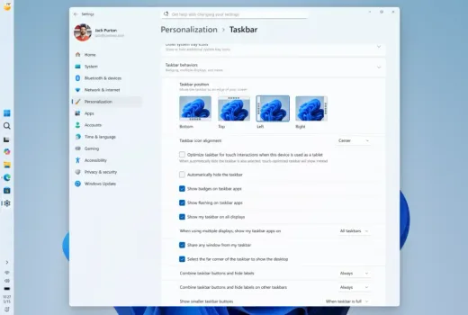 Kabulkan Permintaan Pengguna: Microsoft Kembalikan Posisi Fleksibel Taskbar dan Personalisasi Start Menu Bergaya Windows 10 ke Windows 11