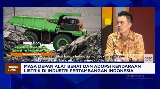 Produsen Alat Berat China Siap Genjot Elektrifikasi Tambang di Indonesia