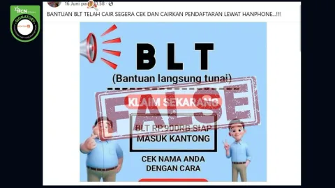 Waspada, Link Pendaftaran BLT via Ponsel Itu Hoaks: Kemensos Tak Pernah Membuatnya