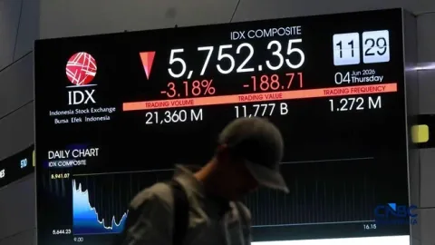 IHSG Anjlok 3% Lebih, MSCI Beri Sinyal Peringatan ke Pasar Modal RI
