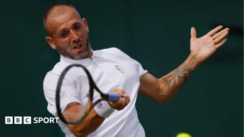 Petenis Inggris Dan Evans Tutup Karier Tunggal dengan Kekalahan di Kualifikasi Wimbledon