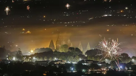 Ledakan Misterius di Prambanan Ternyata Prewedding, Warga Sempat Panik