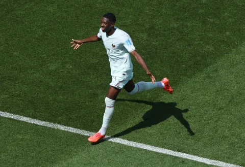 Dembele Cetak Hattrick Bersejarah, Prancis Puncaki Grup Piala Dunia