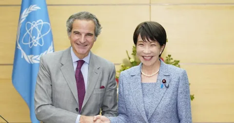 PM Jepang dan Kepala IAEA Perkuat Kerja Sama Nuklir, Isu Fukushima hingga Korea Utara Dibahas