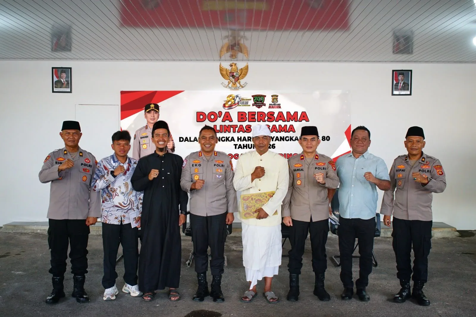 Hari Bhayangkara ke-80: Polres OKI Gelar Doa Lintas Agama, Simbol Toleransi di Tengah Masyarakat Majemuk