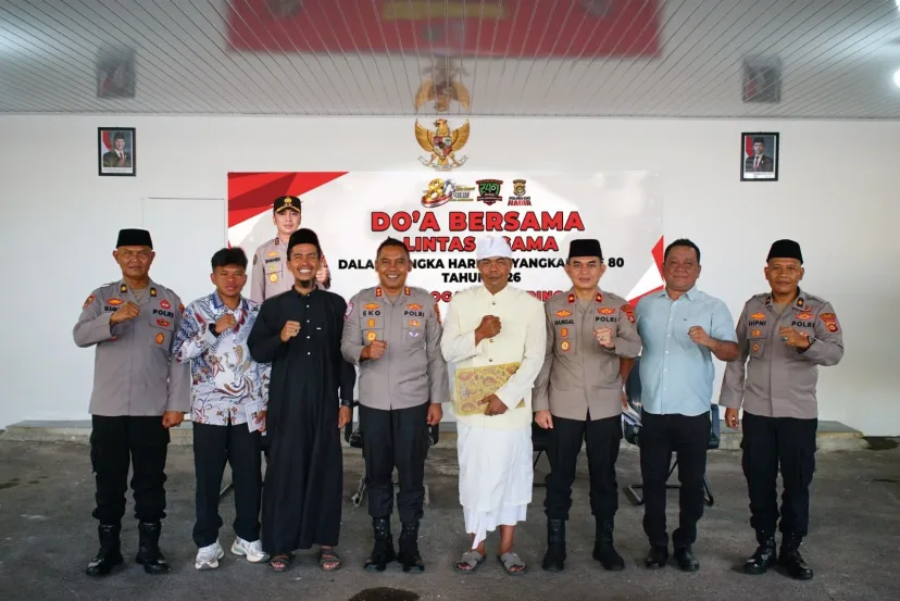 Hari Bhayangkara ke-80: Polres OKI Gelar Doa Lintas Agama, Simbol Toleransi di Tengah Masyarakat Majemuk