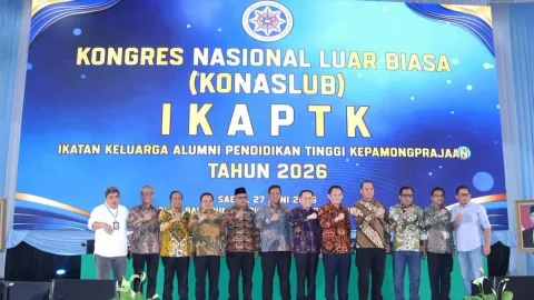 Agus Fatoni Pimpin IKAPTK 2026-2031, Organisasi Alumni Pamong Praja Siap Solid