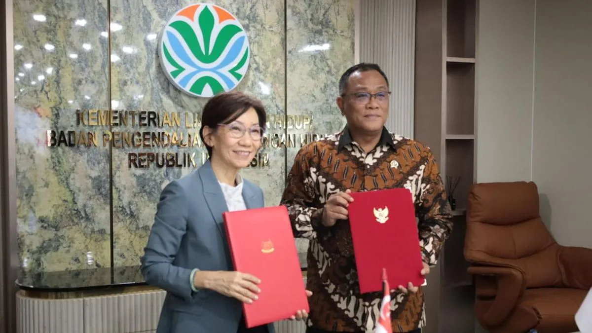 Indonesia dan Singapura Teken MoU Lingkungan, Targetkan Ekonomi Hijau Regional