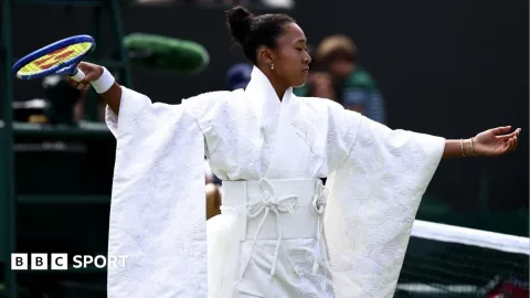 Naomi Osaka Pukau Wimbledon dengan Kimono Putih, Penghormatan untuk Jepang