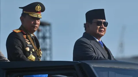 Prabowo Pimpin Upacara HUT Bhayangkara ke-80 di Cikeas, Monas Ditinggalkan