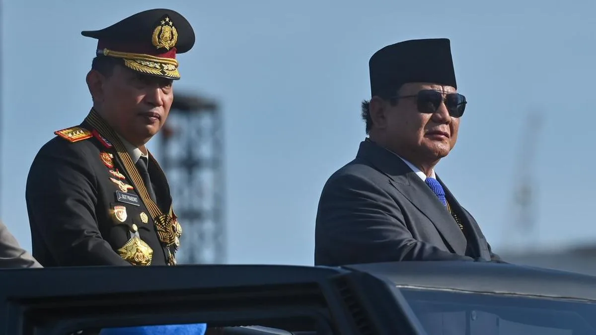 Prabowo Pimpin Upacara HUT Bhayangkara ke-80 di Cikeas, Monas Ditinggalkan