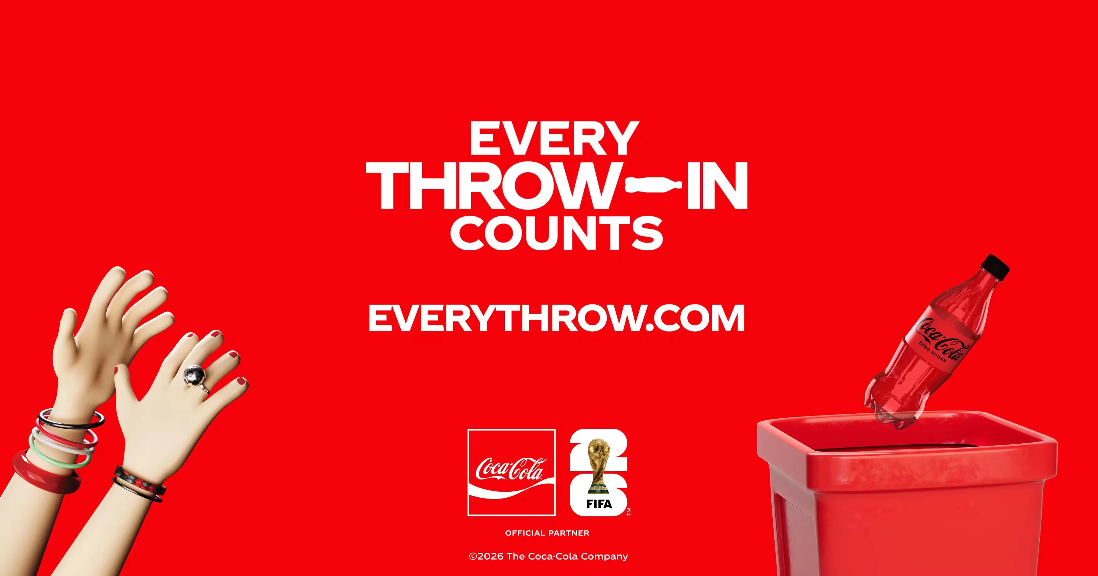 Coca-Cola dan FIFA Luncurkan 'Every Throw-In Counts': Aksi Sehari-hari Jadi Gol untuk Timnas Piala Dunia 2026
