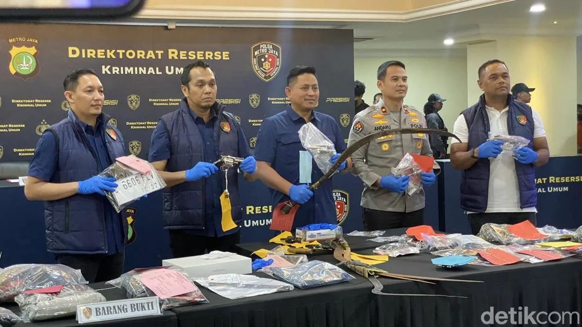 Polda Metro Bongkar 2.216 Kasus Kejahatan Jalanan, 2.054 Tersangka Dibekuk