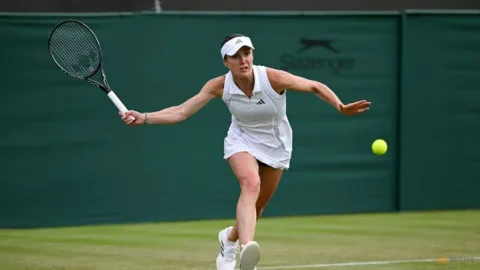 Petenis Ukraina Snigur Singkirkan Unggulan Kedelapan Svitolina di Babak Awal Wimbledon
