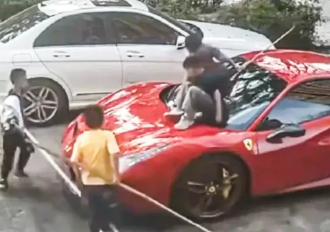 Ferrari Tergores Akibat Ulah Bocah, Pemilik di China Tempuh Jalur Hukum
