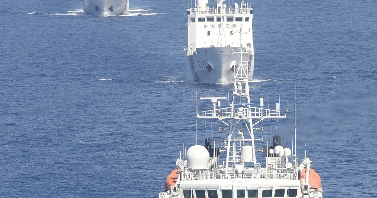Kapal Riset Jepang Kembali Dihalau China di Zona Ekonomi Eksklusif: Ketegangan Laut China Timur Memanas