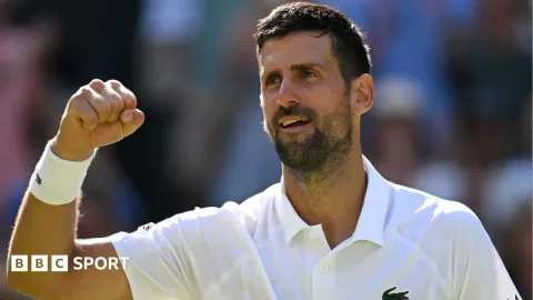 Djokovic Samai Rekor Federer di Wimbledon: 105 Kemenangan dan Perjalanan ke Babak Keempat