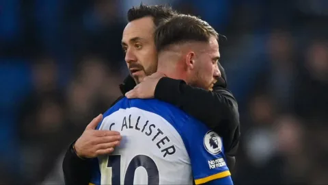 Setelah Tonali dan Fernandes, Spurs Incar 'Mac Allister Baru' De Zerbi