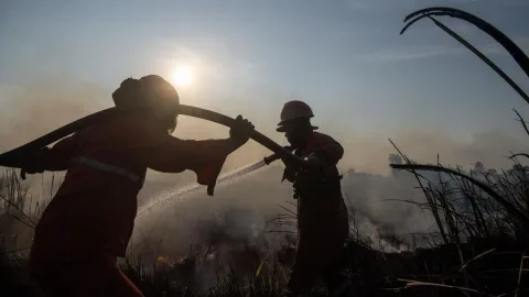 Delapan Daerah di Sumsel Siaga Darurat Karhutla, Ogan Ilir Terdepan Padamkan Api