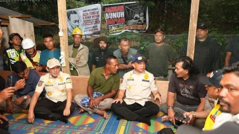Satgas PRR Perkuat Jembatan Enang-Enang, Warga Bener Meriah Ucapkan Terima Kasih
