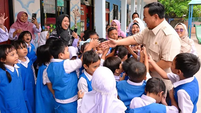 Kontradiksi Instruksi: 1.000 Siswa Sleman Dikerahkan Sambut Prabowo-Modi meski Presiden Larang