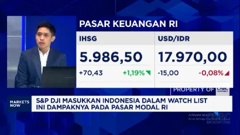 S&P DJI Masukkan RI ke Watchlist: Ancaman Degradasi Pasar Modal Semakin Nyata