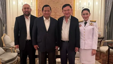 Prabowo Terima Thaksin dan Putrinya di Kertanegara, Bahas Dinamika Global