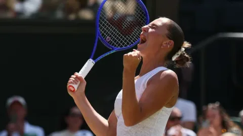Kostyuk Hancurkan Paolini, Melaju ke Semifinal Wimbledon Perdana