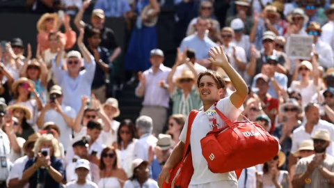 Liburan ke Yunani Batal, Petenis Inggris Arthur Fery Tembus Semifinal Wimbledon
