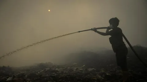 Api Padam, Pemkab Tangerang Siapkan Embung Antisipasi Kebakaran TPA Jatiwaringin
