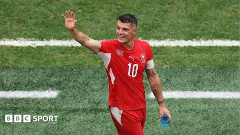 Xhaka, dari Bulan-Bulanan Arsenal Jadi Pahlawan Swiss di Piala Dunia
