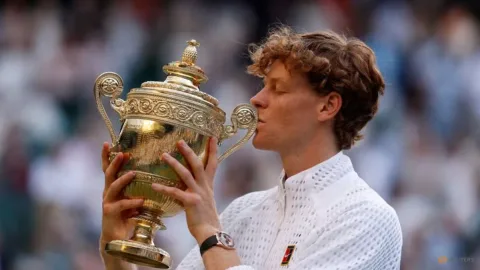 Sinner Kukuhkan Dominasi: Kalahkan Zverev di Final Wimbledon, Rebut Gelar Kelima Grand Slam