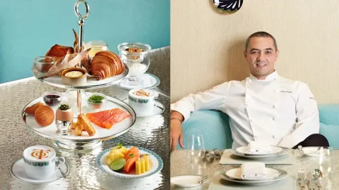 Makan Nasi Ayam di Tiffany’s: Julien Royer Rancang Menu untuk Blue Box Cafe Singapura