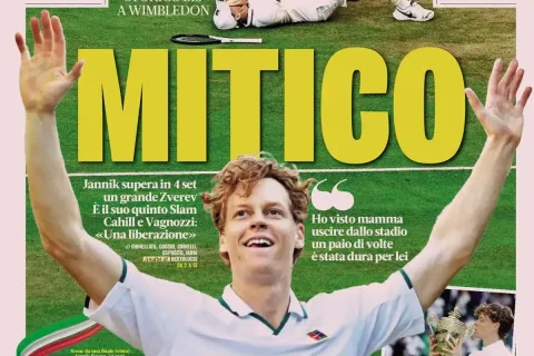 Jannik Sinner Pertahankan Mahkota Wimbledon, Italia Berbangga