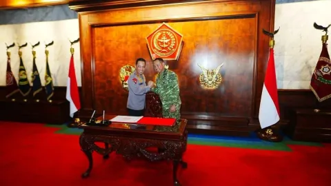 Mabes TNI Bantah Pertemuan Panglima-Kapolri Terkait Isu Panas