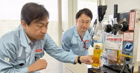 Kirin Pecahkan Rahasia Busa Bir: Bertahan 20 Menit Berkat Teknologi Nitrogen