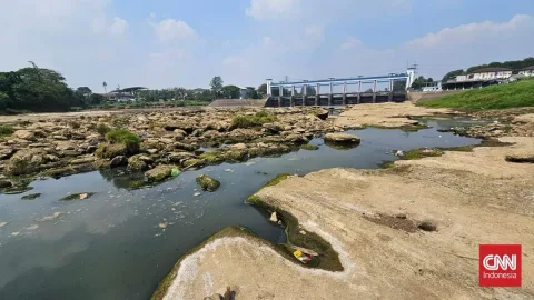 Debit Sungai Cisadane Susut 12 Persen, Ancaman Krisis Air di Musim Kemarau Ekstrem