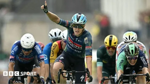 Merluer Tiga Kali Menang di Tour de France 2025, Sprint Kaos Hijau Masih Terbuka