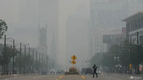 Kabut Asap Kebakaran Hutan Kanada Kembali Selimuti AS, Chicago dan Detroit Jadi Kota Paling Berpolusi di Dunia