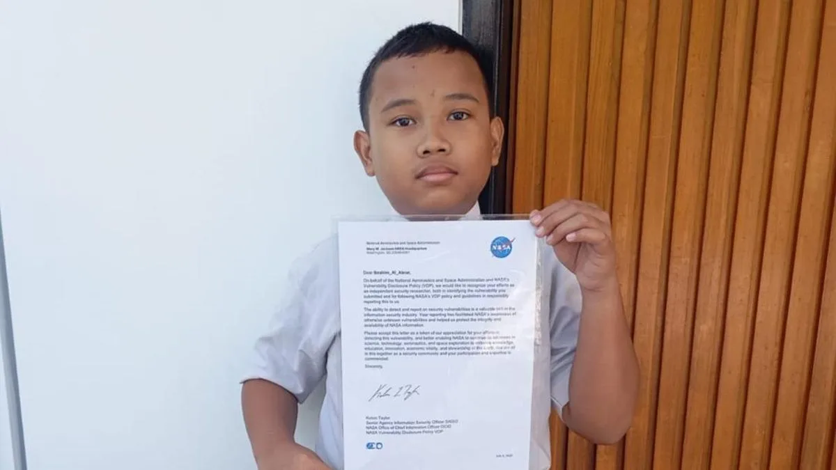Bocah SD Boyolali Ibrahim Al Abrar Berhasil Bobol Sistem Keamanan NASA