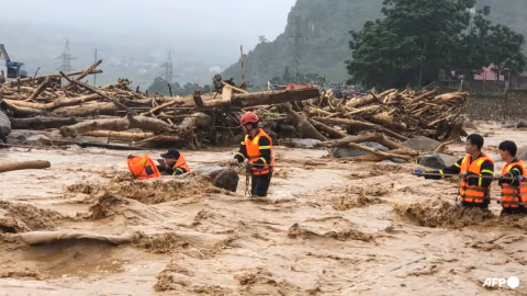 Banjir Bandang di Lai Chau, Vietnam: 4 Tewas, 4 Hilang, Ratusan Rumah Terendam