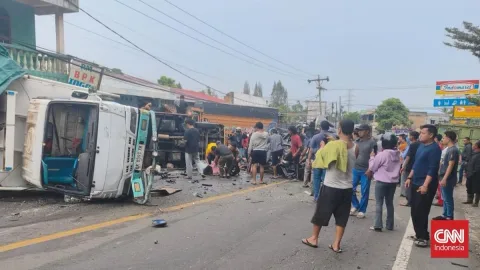 Tabrakan Beruntun di Sibolangit: Sopir Truk Galon Air Jadi Tersangka, 4 Tewas