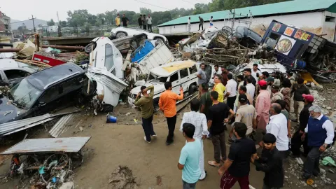 Monsoon Tewaskan 19 Orang di India, Dua Ziarah Dihentikan