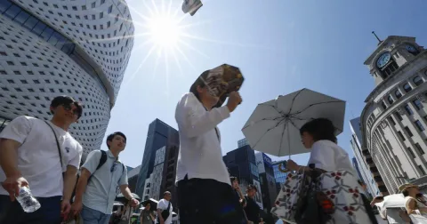 Musim Hujan Berakhir di Tokyo, Suhu Tembus 35 Derajat Celsius: Peringatan Heatstroke Dikeluarkan