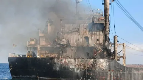 Serangan Rudal Rusia ke Kapal Jagung di Laut Hitam Tewaskan 10 Orang