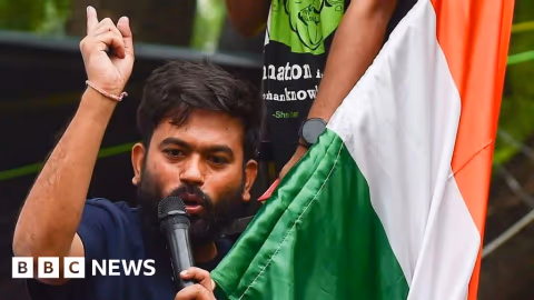 Polisi India Bubarkan Paksa Aksi Mahasiswa, Puluhan Terluka