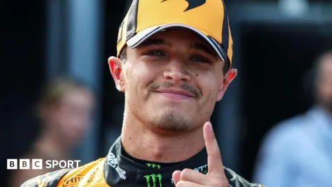 Lando Norris Rebut Pole Hungaria Usai Kualifikasi Kacau, Alonso Tembus Batas